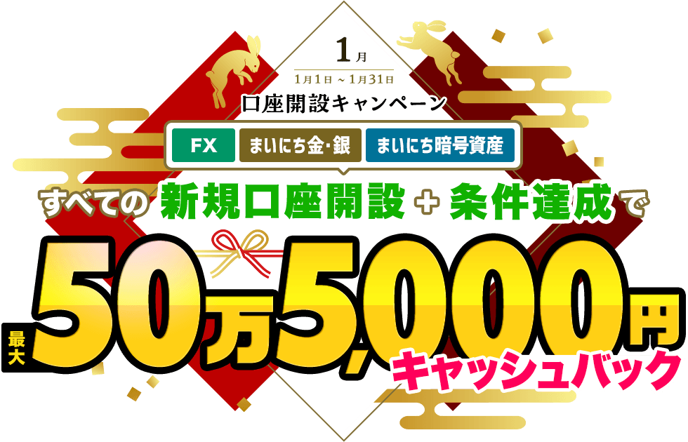 口座開設キャンペーン(2023年1月)